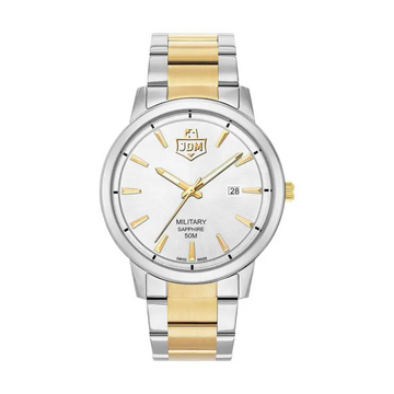 JDM Military (Jacques Du Manoir) - WG006-06 - Bravo I - 2 Tone Wrist Watch for Men - 10 ATM