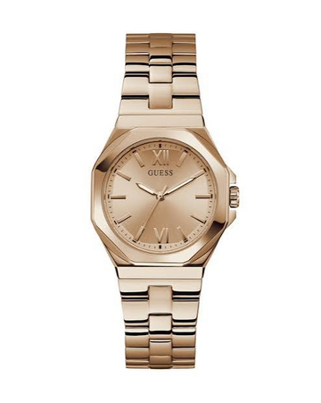 GUESS GW0873L3 Women’s Rose Gold Watch – Stainless Steel Bracelet, Round Case, 34mm, 50M Water Resistant