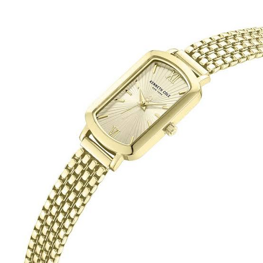 Kenneth Cole KCWLG0065902 26mm Gold Dial Women's Quartz Bracelet Watch