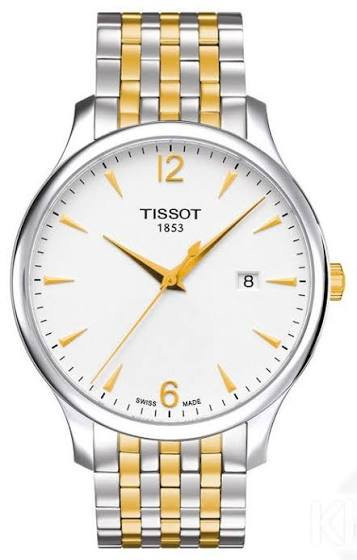 Tissot T063.610.22.037.00 42mm White Dial Two-Tone Men's Quartz Watch
