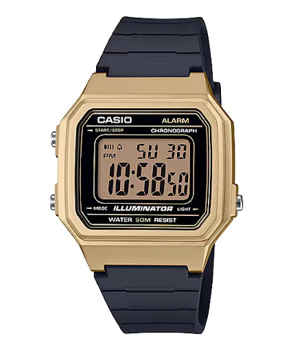 Casio Youth W-217HM-9AVDF Digital Watch – Black & Gold