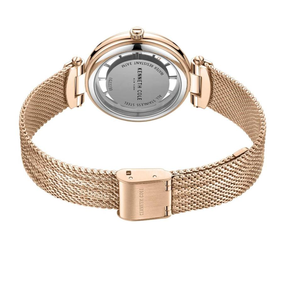 Kenneth Cole New York KCWLG2223004 Women's Automatic Rose Gold-Tone Stainless Steel Mesh Watch