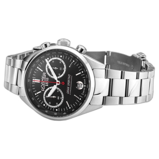 Roamer Gran Sportivo Classic 978818-41-85-20 Men’s Swiss Quartz Watch – 100m Water Resistant