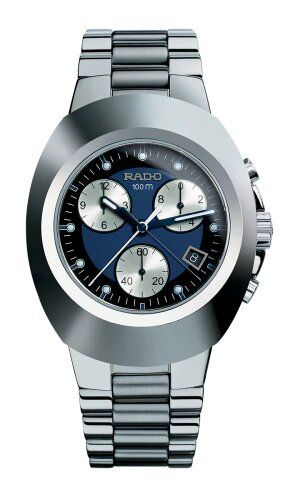 Rado Original Chronograph Blue Dial Men’s Watch – Stainless Steel & Titanium