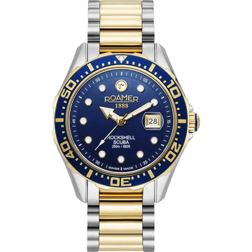 Roamer Rockshell Mark III Swiss Dive Watch – Blue Dial (220858-47-45-50)