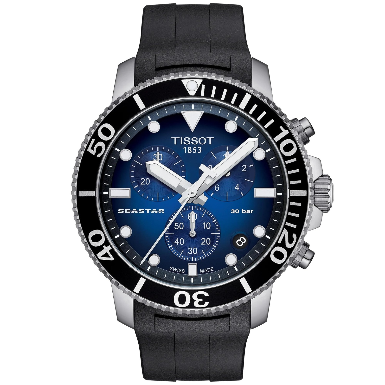 Tissot T120.417.17.041.00 Seastar 1000 Chronograph Blue Dial Men’s Watch