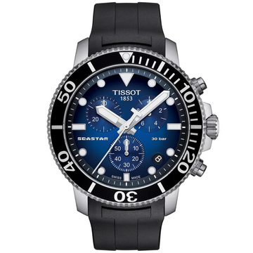 Tissot T120.417.17.041.00 Seastar 1000 Chronograph Blue Dial Men’s Watch