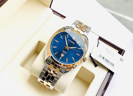 Citizen BI5096-53L Men’s Stainless Steel Watch with Blue Dial